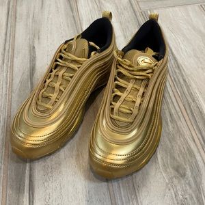 Nike women’s air max 97 gold size 9